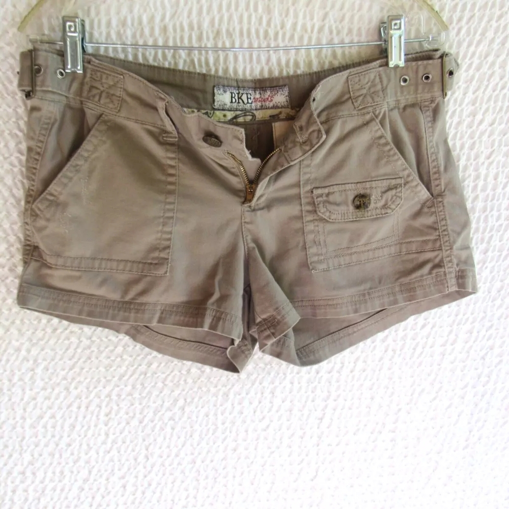 BKE khaki Peyton Casual Cargo Style Shorts Short 29